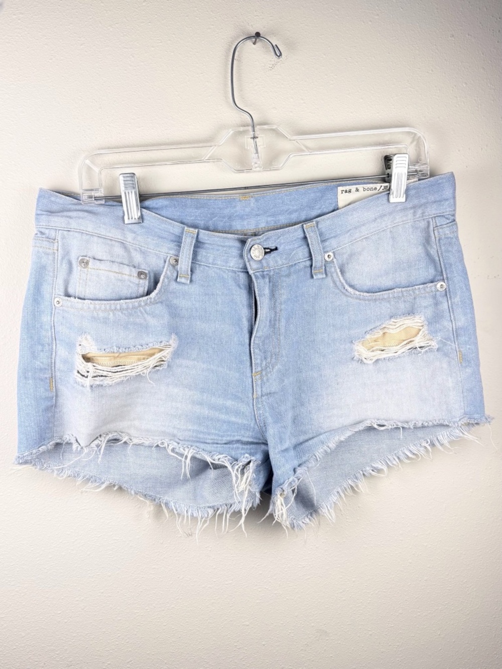 Vintage Rag & Bone /Jean Blue Outer Banks Cut Off Shorts Size 27